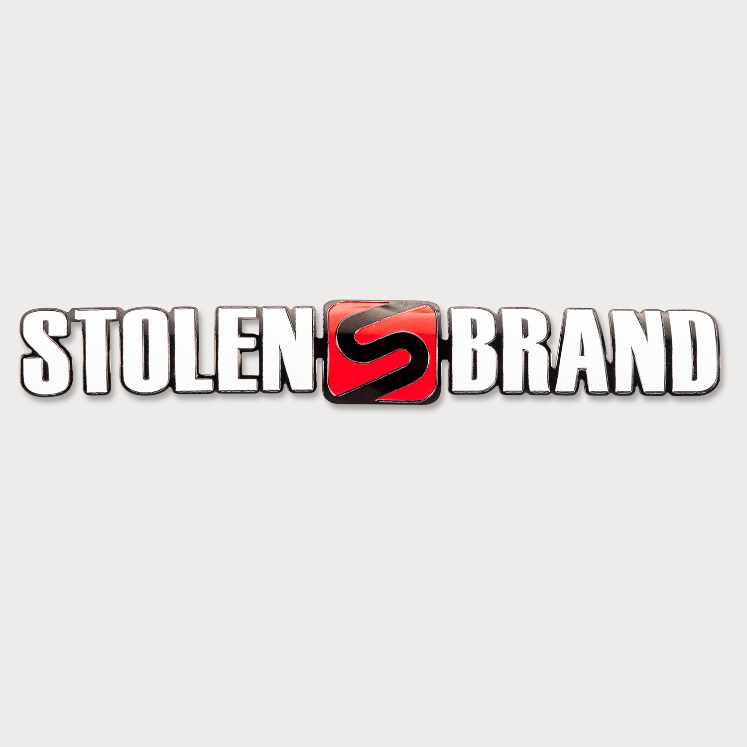 STOLEN BRAND METAL BADGE
